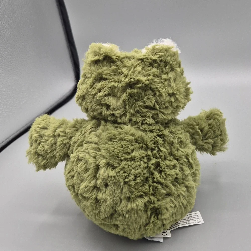 Mary Meyer Marshmallow Zoo Green Frog Plush Stuffed Animal Shaggy 7 inch Sitting